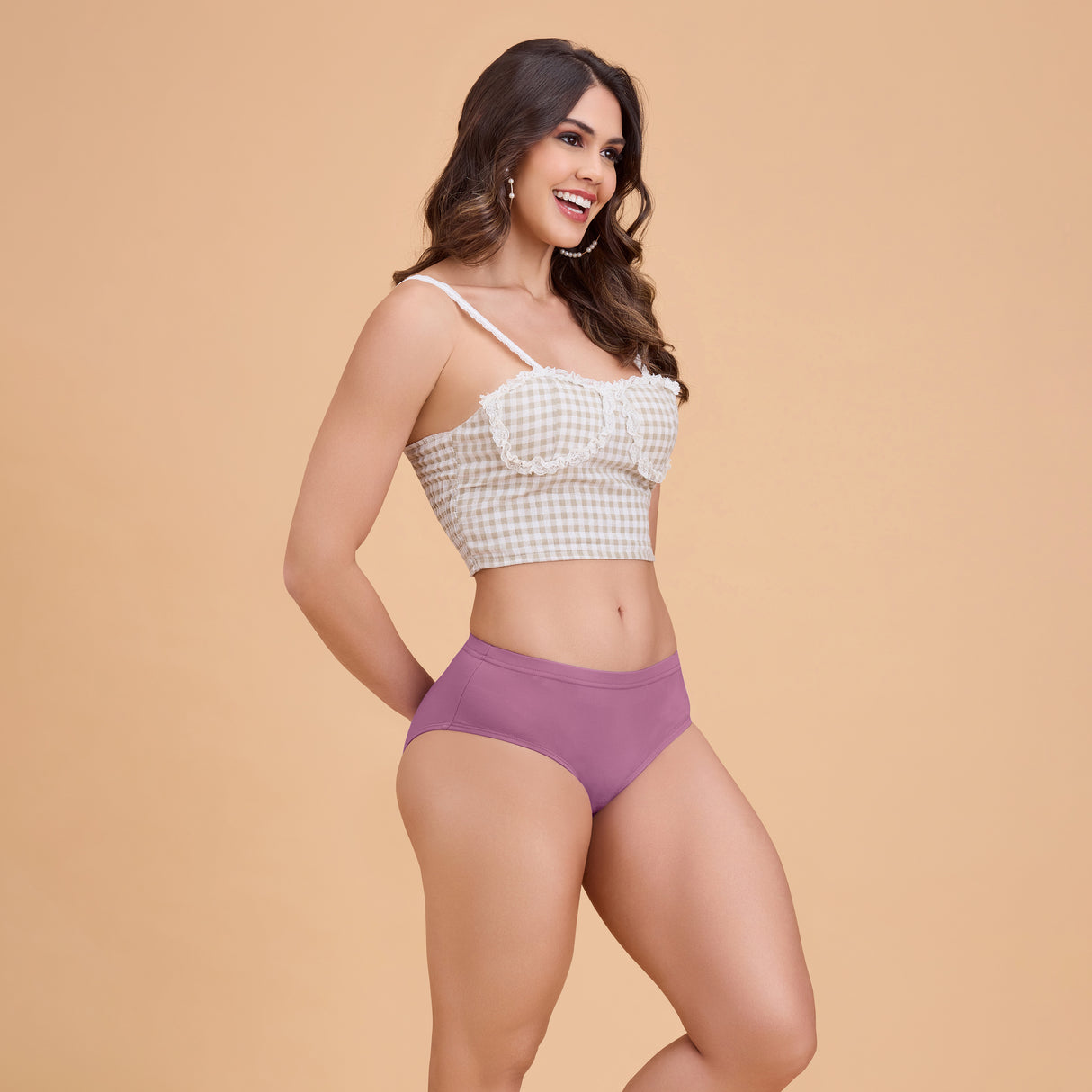 Women’s Plain Hipster Panty –Soft Cotton, Comfort & Everyday Fit PQ5042-2PC