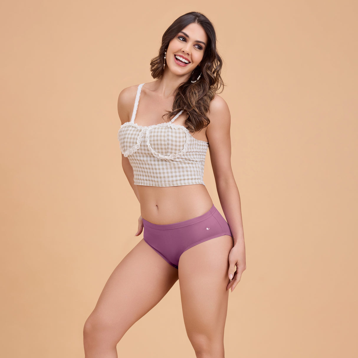 Women’s Plain Hipster Panty –Soft Cotton, Comfort & Everyday Fit PQ5042-2PC