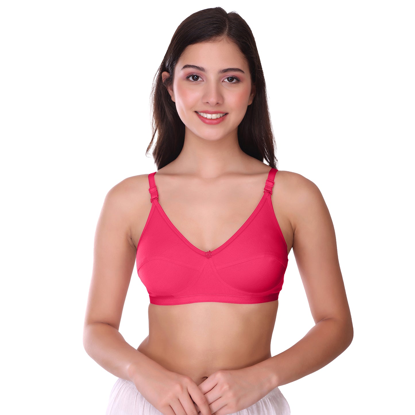 Pooja Ragenee Light Pad Cotton Regular bra for Women Magenta