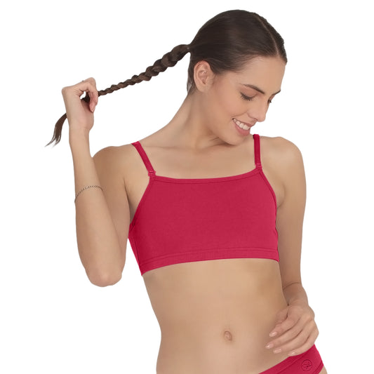 POOJA RAGENEE Smooth Fabric & comfortable Sports Bra for Fitness SQ1031B Magenta