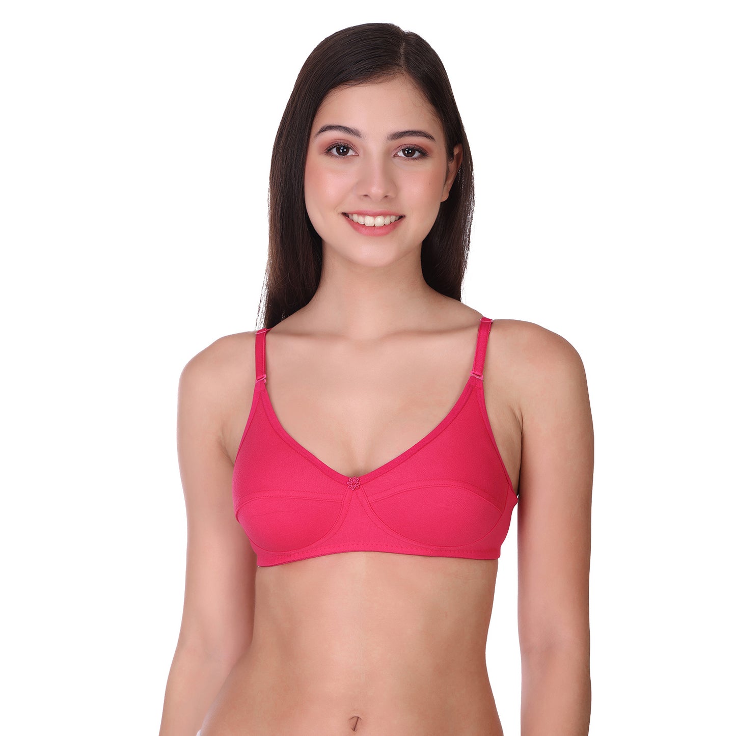 Pooja Ragenee Light Pad Cotton Regular bra for Women Magenta