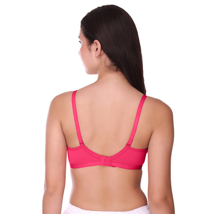 Pooja Ragenee Light Pad Cotton Regular bra for Women Magenta