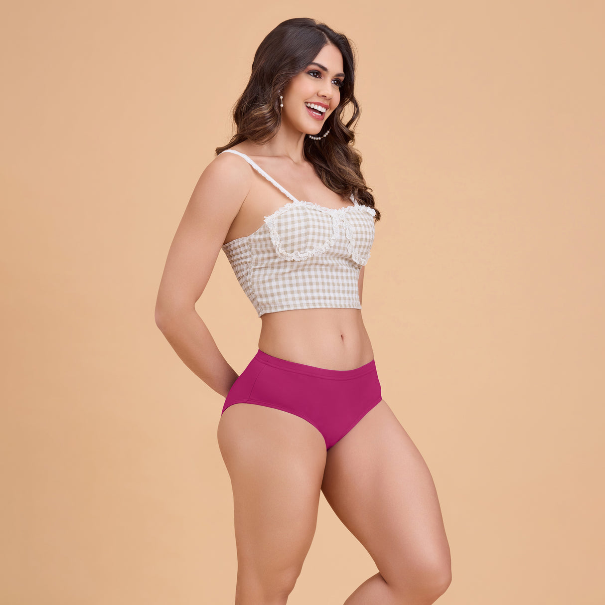 Women’s Plain Hipster Panty –Soft Cotton, Comfort & Everyday Fit PQ5042-2PC
