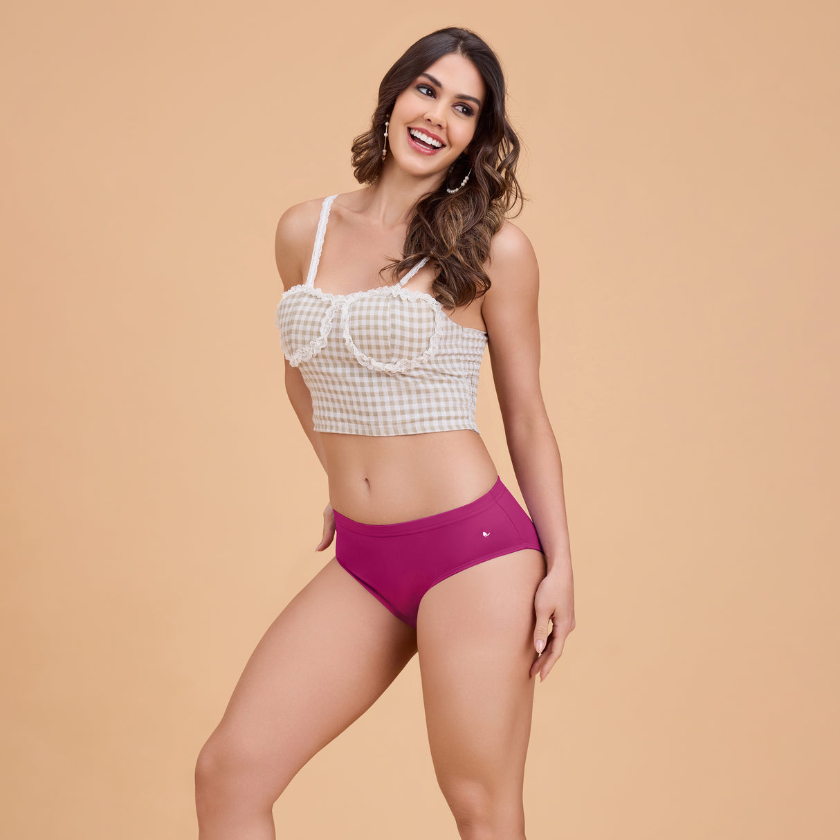 Women’s Plain Hipster Panty –Soft Cotton, Comfort & Everyday Fit PQ5042-3PC