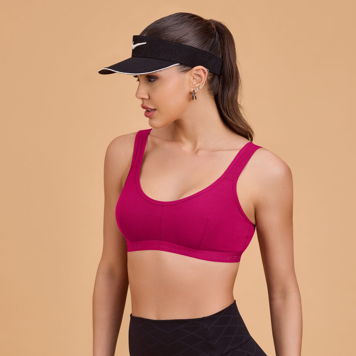 Non-Padded Sports Bra for Women | Wire-Free, Stretchable & Comfortable Fit SQ1011