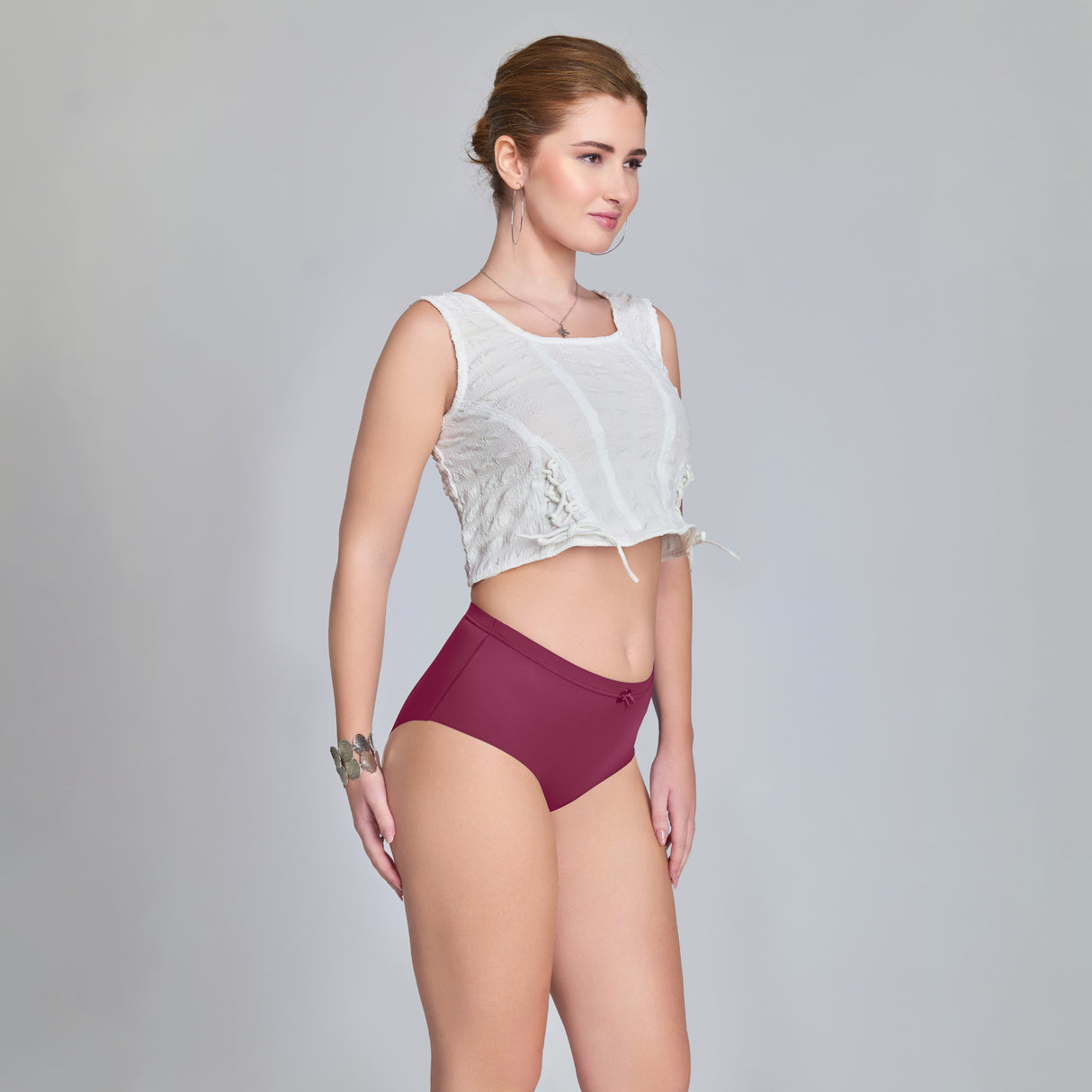 Plain Seamless Panty for Women – Soft, Stretchable & Invisible Comfort Innerwear PQ5033-2pc