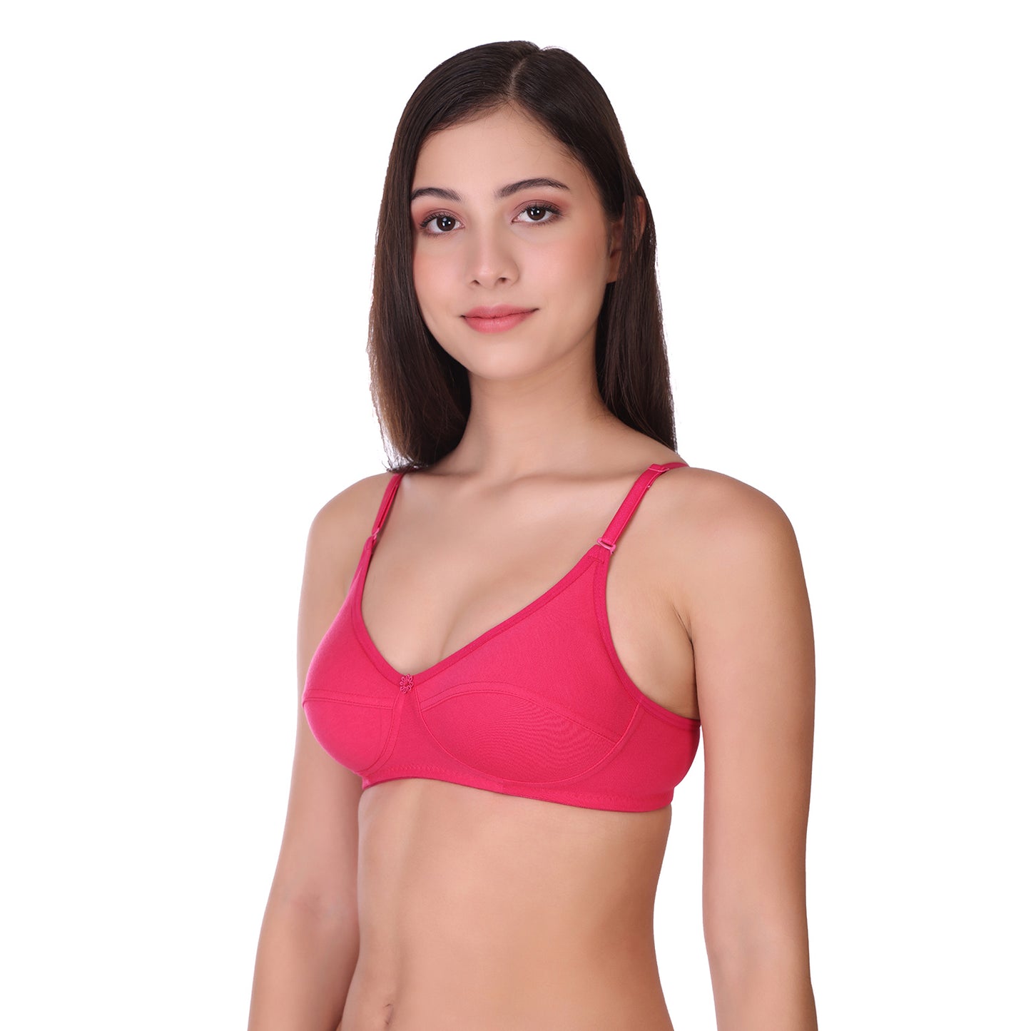 Pooja Ragenee Light Pad Cotton Regular bra for Women Magenta