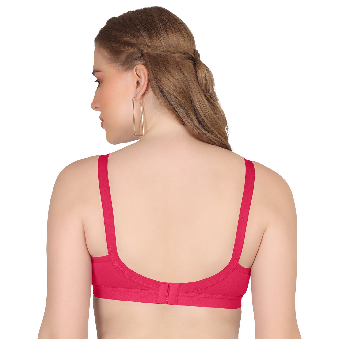 POOJA RAGENEE Seamless Moulded Non Padded Free Wired Comfortable Bra MQ3053 Magenta