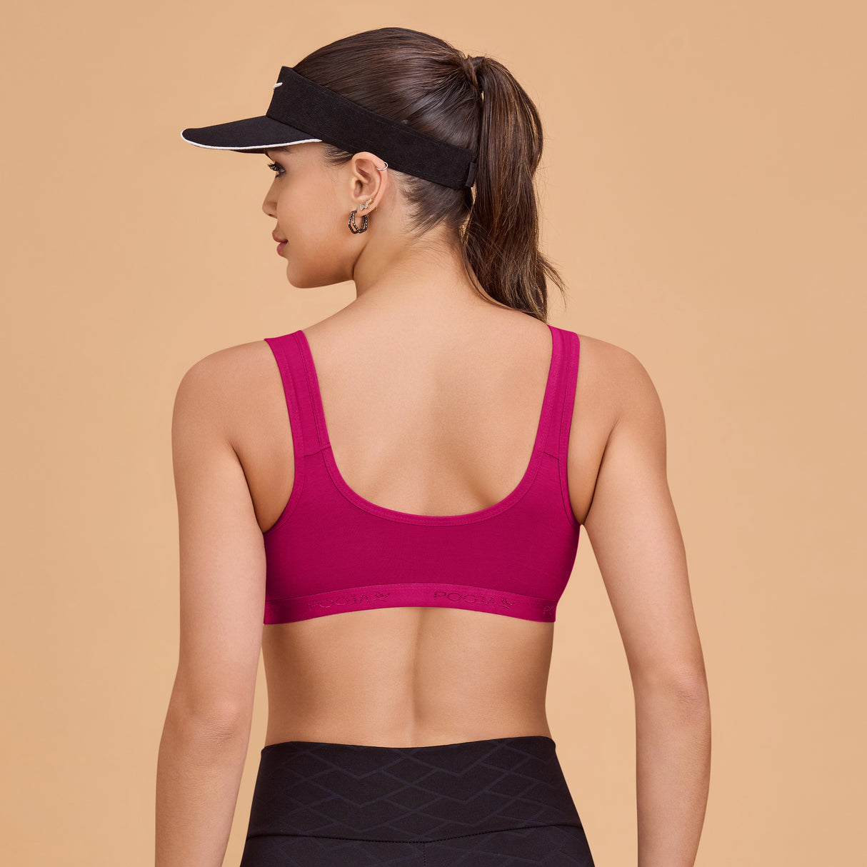 Non-Padded Sports Bra for Women | Wire-Free, Stretchable & Comfortable Fit SQ1011