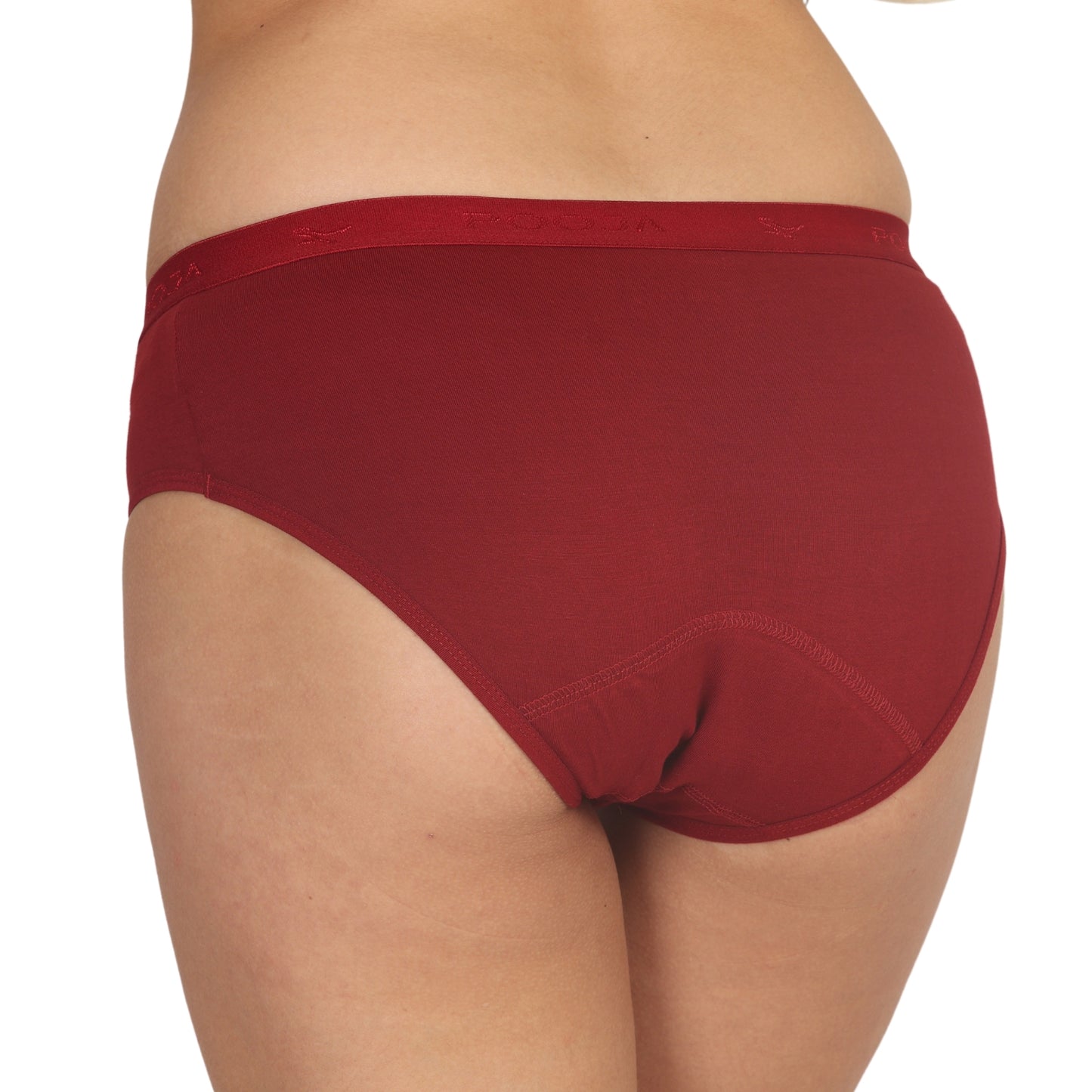 POOJA RAGENEE Women's Regular Pure Cotton Panty PQ5022 Maroon