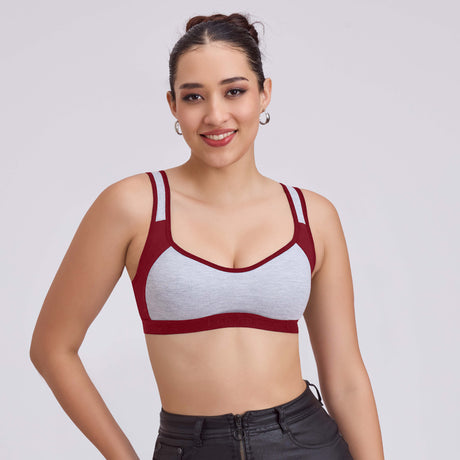 Comfortable Sports Bra for Women–Perfect for Low to Medium Impact Workouts SQ1020
