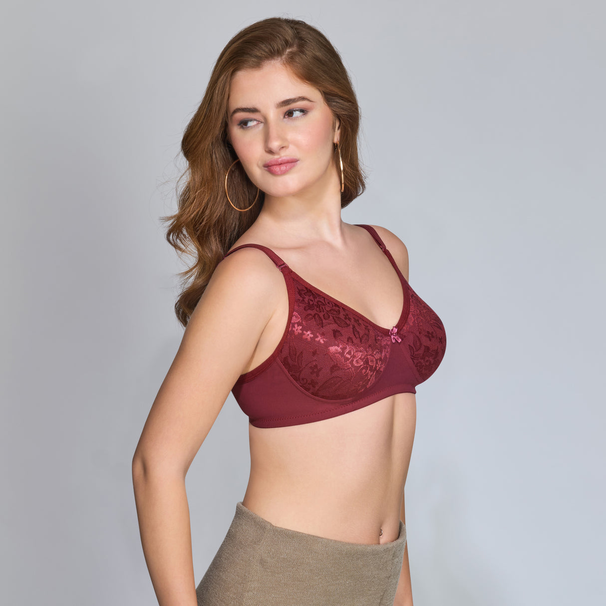 Non-Padded Bra Comfort & Natural Lift|Perfect for Daily Wear MQ3055