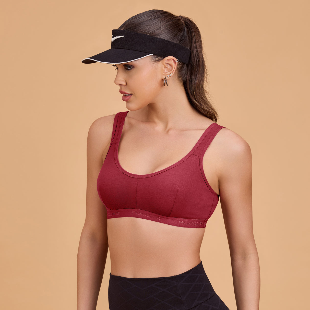 Non-Padded Sports Bra for Women | Wire-Free, Stretchable & Comfortable Fit SQ1011