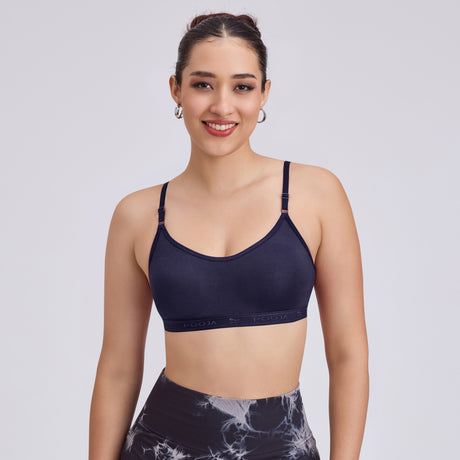 Comfortable, Wire-Free,Breathable,Stretchable, Daily Wear & Workout Support Bra SQ1022
