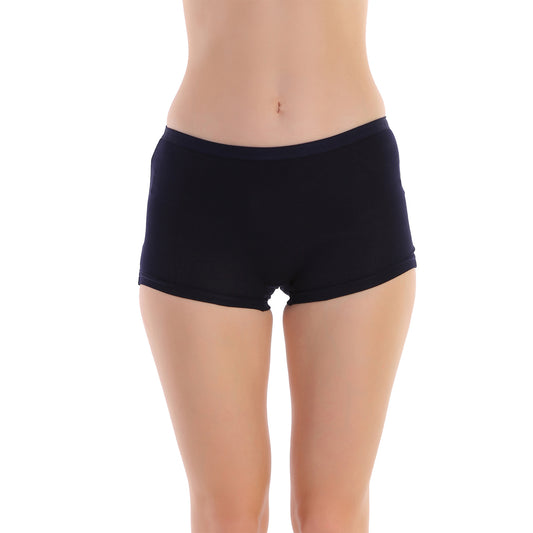 Pooja Ragenee Women's Boyshorts Cotton Panty Navy Blue