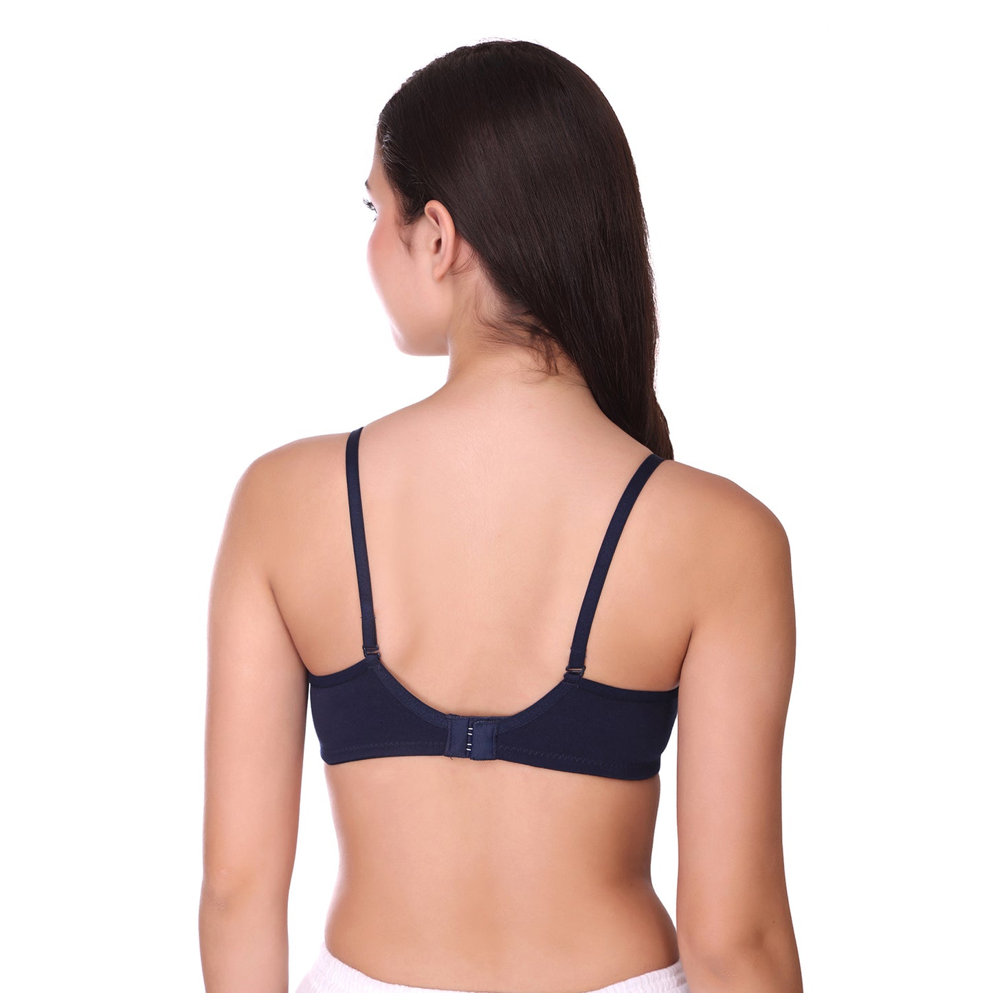 Pooja Ragenee Light Pad Cotton Regular bra for Women Navy Blue