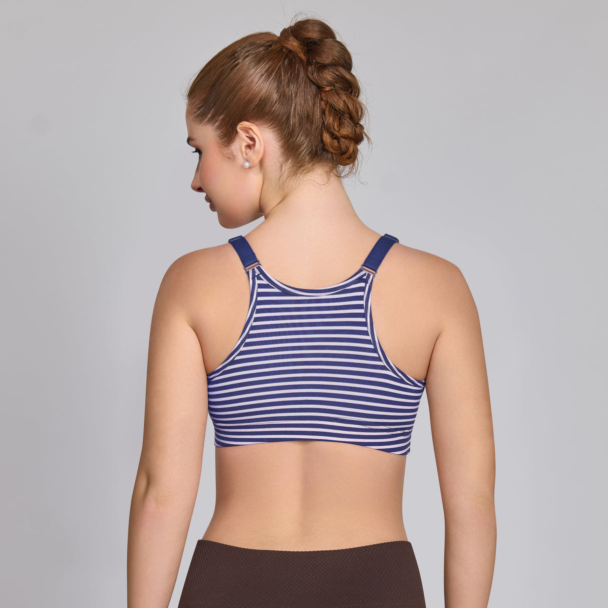 Stylish Printed Sports Bra–Breathable, Stretchable & Perfect for Everyday Comfort SQ1045