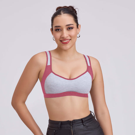 Comfortable Sports Bra for Women–Perfect for Low to Medium Impact Workouts SQ1020