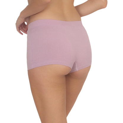 POOJA RAGENEE Women's Regular Cotton Milanch Panty PQ5026 Purple-Skin-Peach