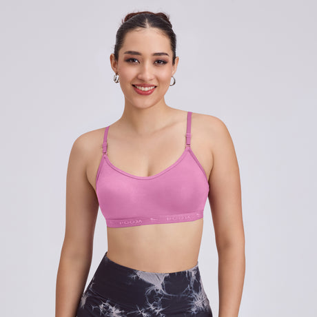 Comfortable, Wire-Free,Breathable,Stretchable, Daily Wear & Workout Support Bra SQ1022