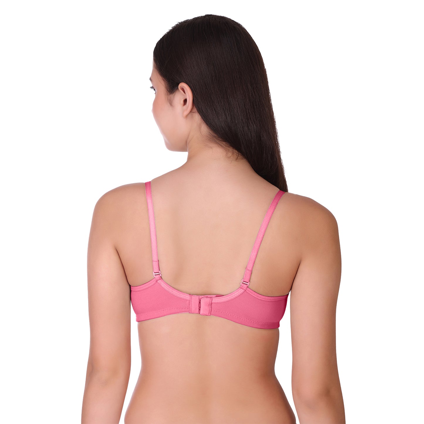 Pooja Ragenee Light Pad Cotton Regular bra for Women Pink