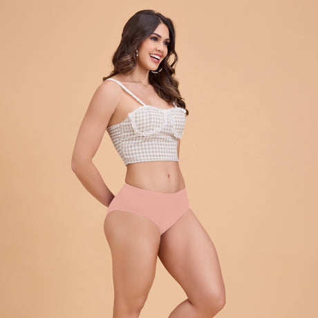 Women’s Plain Hipster Panty –Soft Cotton, Comfort & Everyday Fit PQ5042