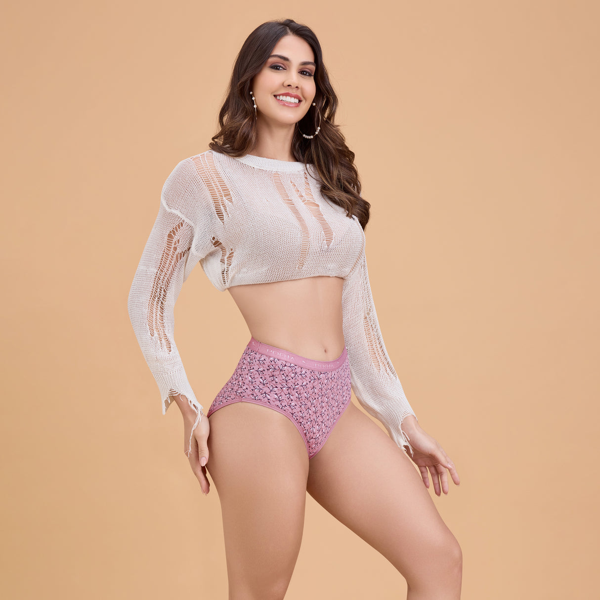 Stylish Printed Hipster Panty for Women|Soft & Comfortable Fit PQ5040