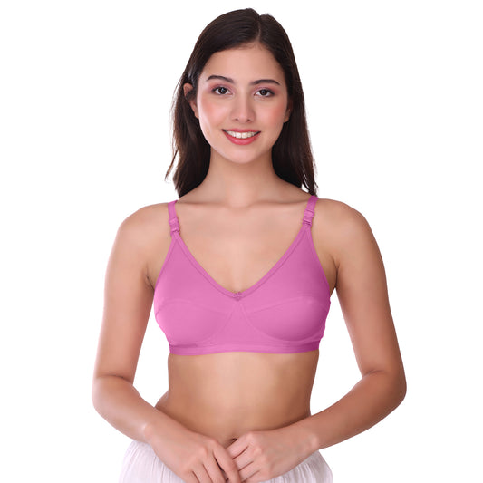 Pooja Ragenee Light Pad Cotton Regular bra for Women Purple