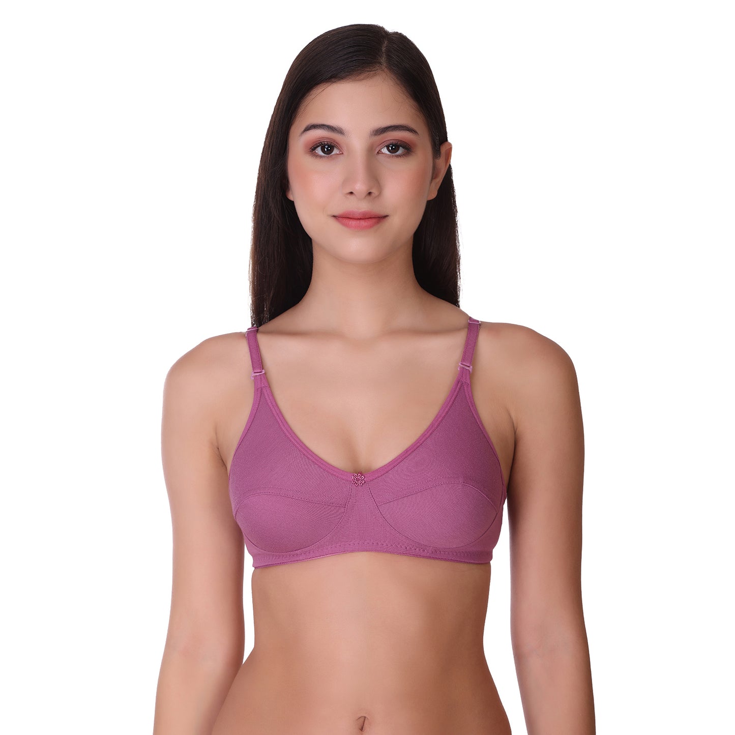 Pooja Ragenee Light Pad Cotton Regular bra for Women Purple