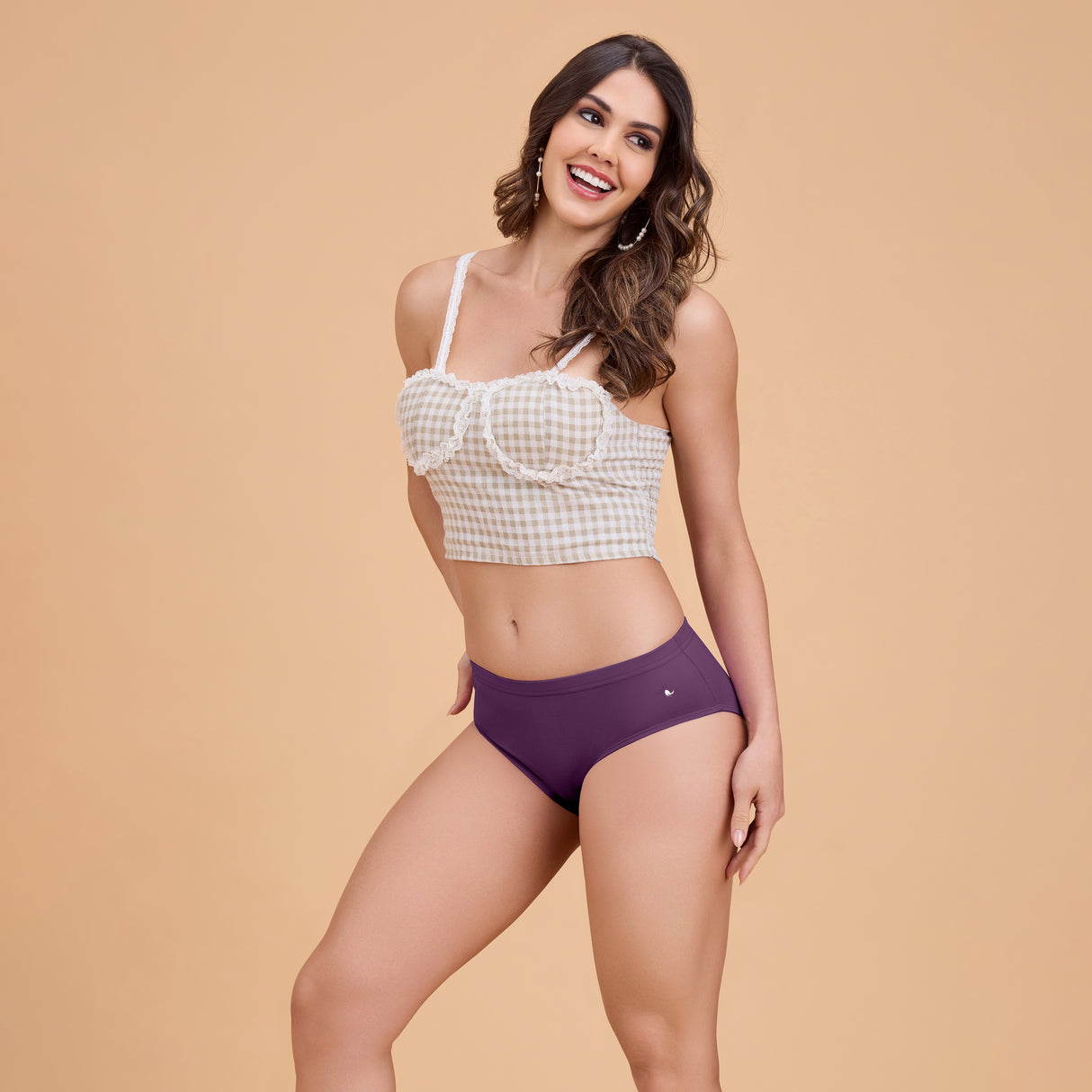 Women’s Plain Hipster Panty –Soft Cotton, Comfort & Everyday Fit PQ5042-2PC