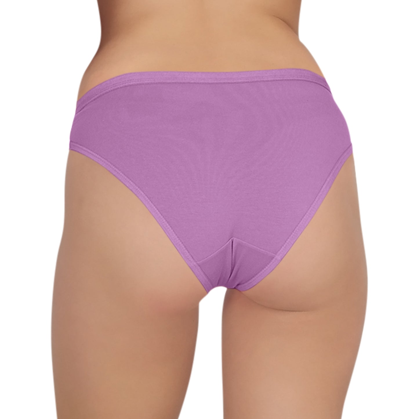 POOJA RAGENEE Women's Regular Cotton Lycra Panty PQ5024 Purple-Skin-Wine-Black-Brown-Dark Pink