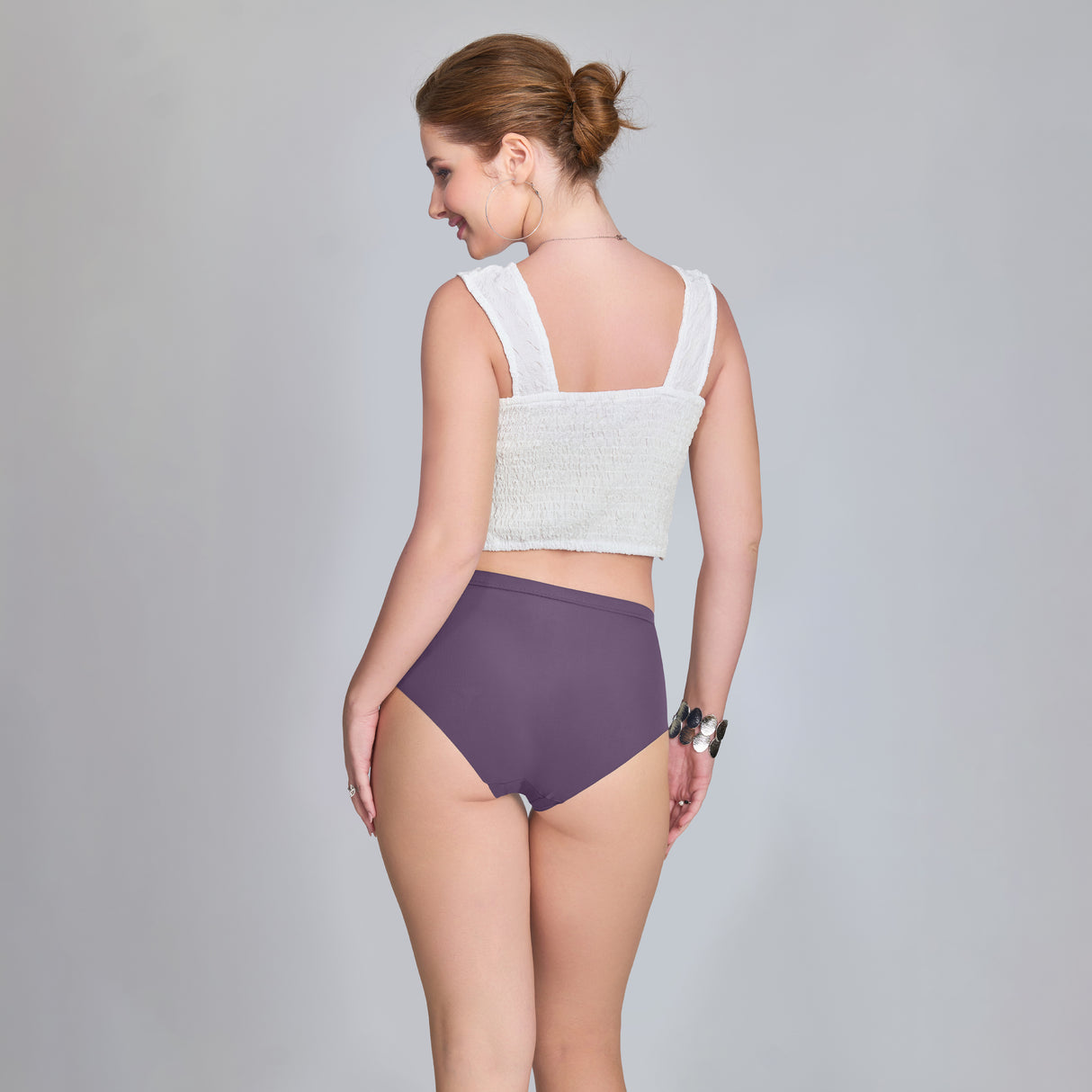 Plain Seamless Panty for Women – Soft, Stretchable & Invisible Comfort Innerwear PQ5033-2pc