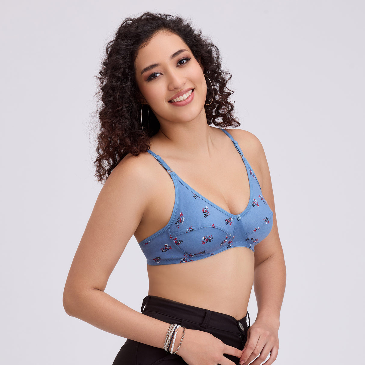 Stylish Printed Bra for Women – Soft, Supportive & Comfortable Fit BQ2023