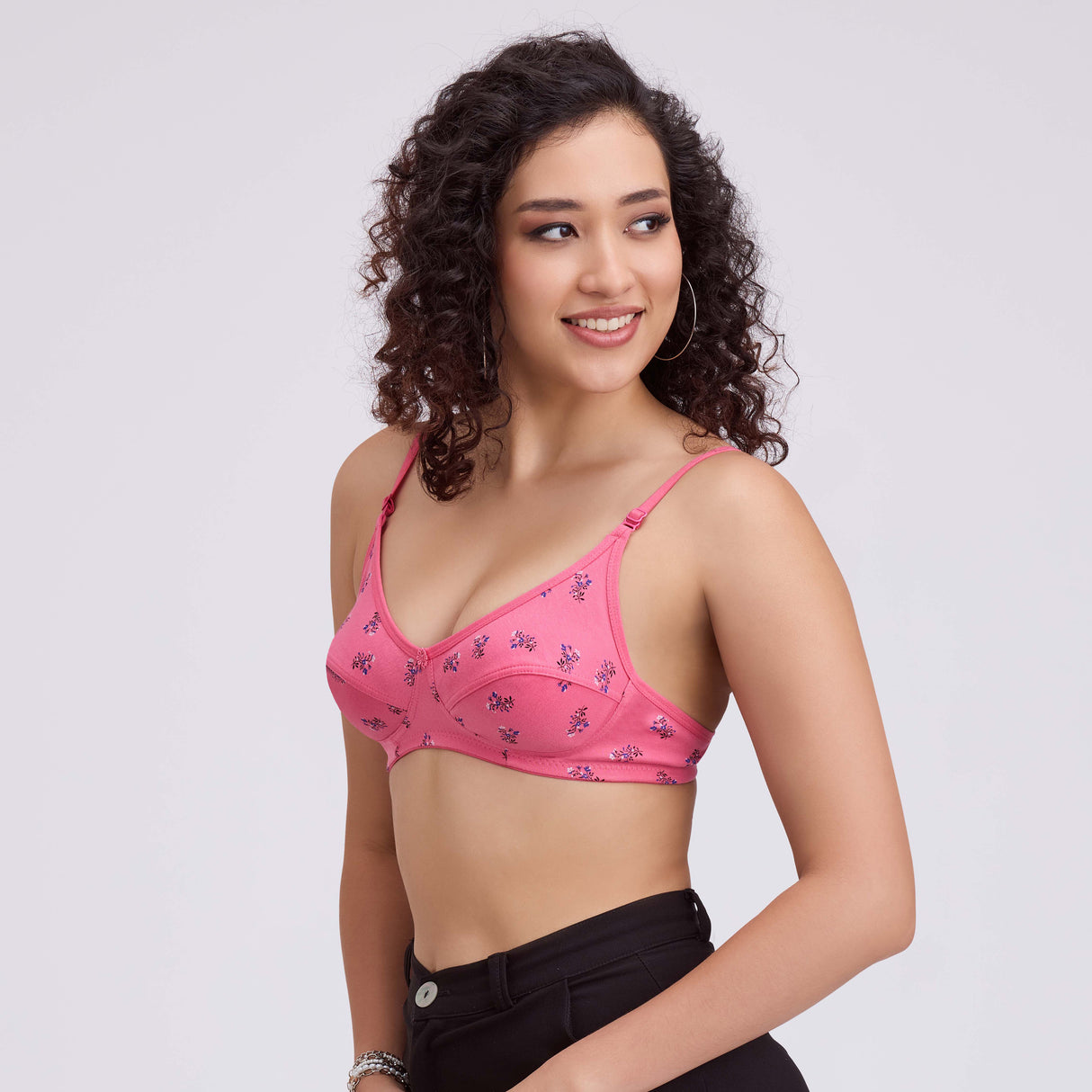 Stylish Printed Bra for Women – Soft, Supportive & Comfortable Fit BQ2023