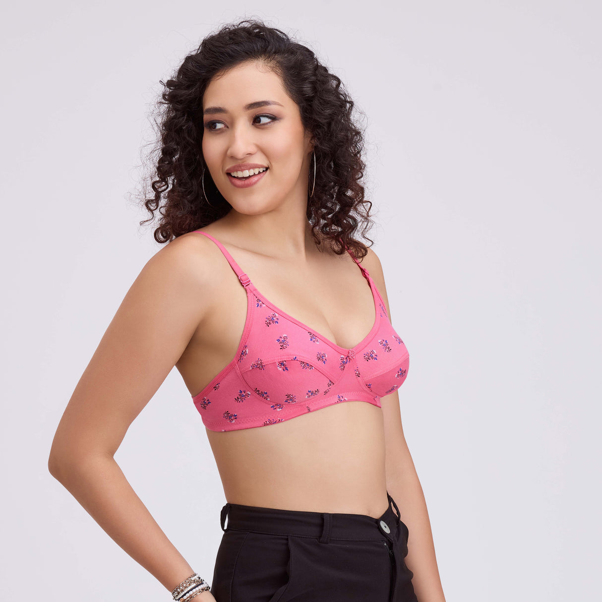 Stylish Printed Bra for Women – Soft, Supportive & Comfortable Fit BQ2023
