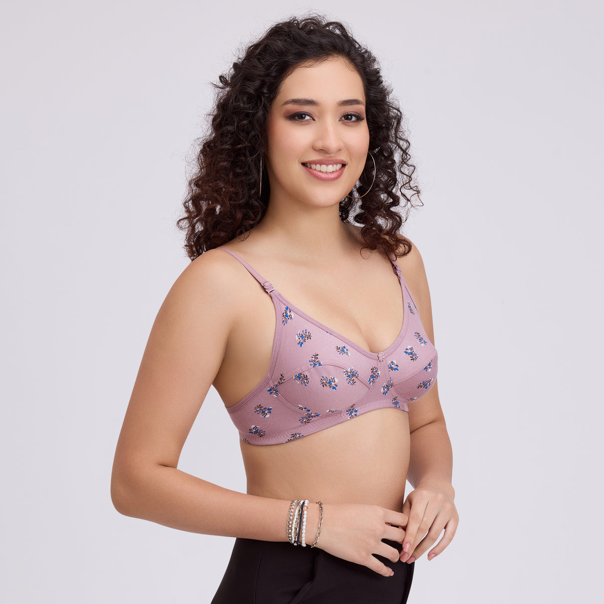 Stylish Printed Bra for Women – Soft, Supportive & Comfortable Fit BQ2023