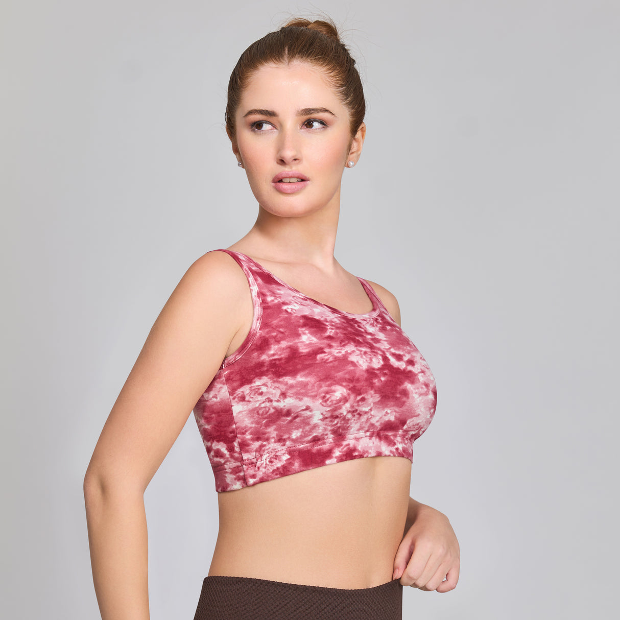 Trendy Non-Padded Printed Sports Bra|Breathable,Stretchable Activewear for Women SQ1038