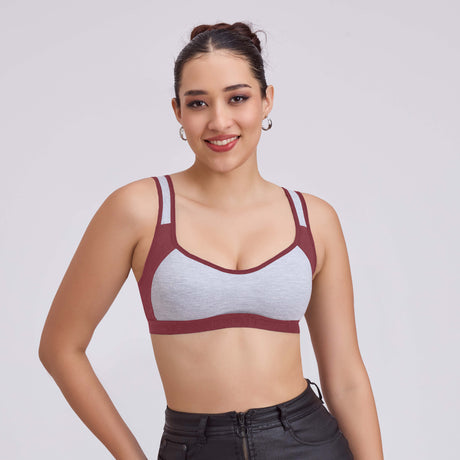 Comfortable Sports Bra for Women–Perfect for Low to Medium Impact Workouts SQ1020