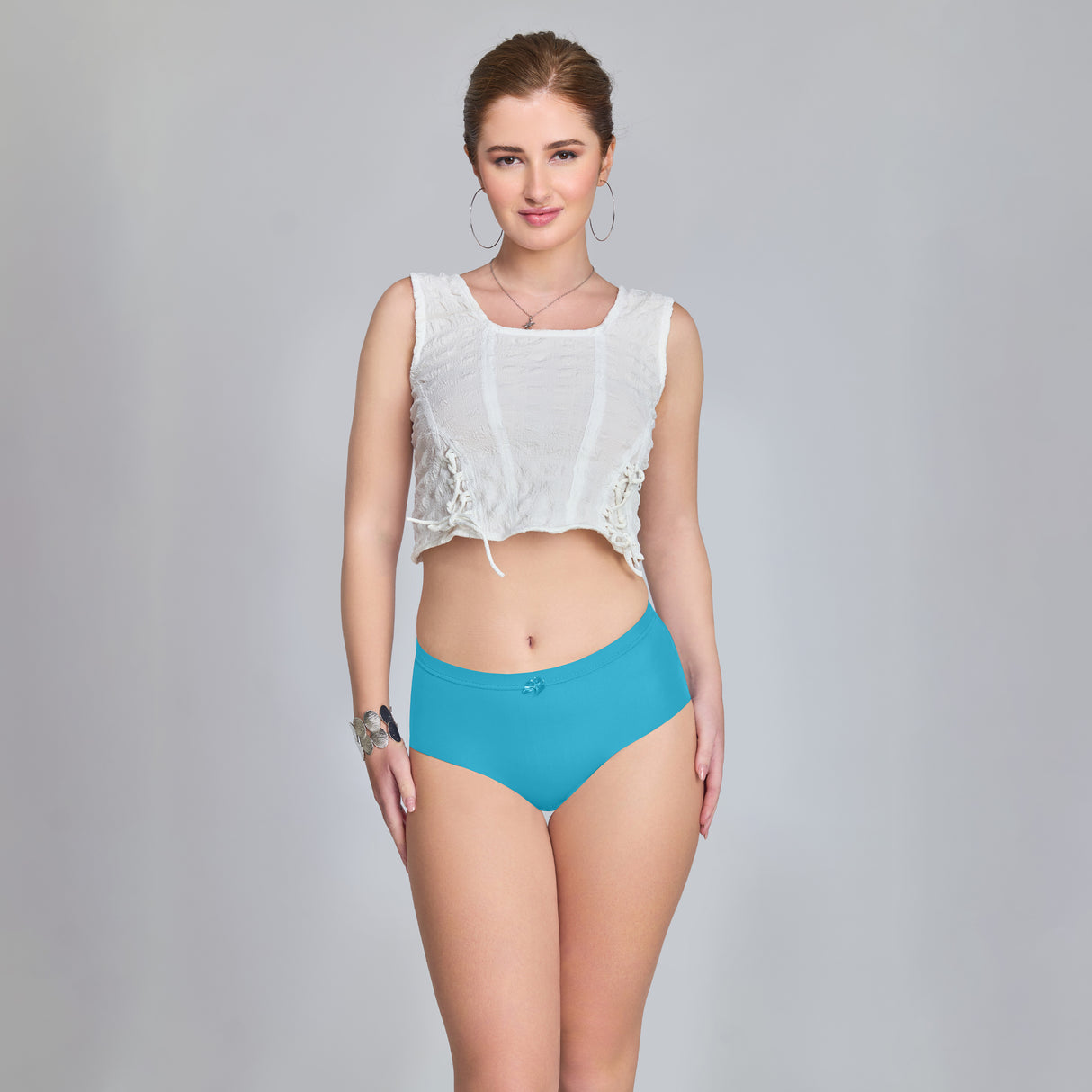 Plain Seamless Panty for Women – Soft, Stretchable & Invisible Comfort Innerwear PQ5033-2pc