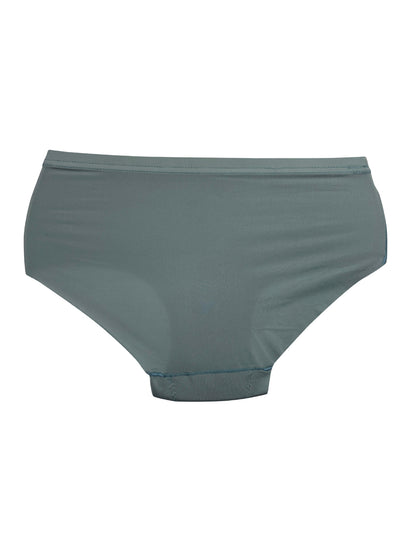 POOJA RAGENEE Women's Seamless Regular Lycra Panty PQ5033 Sea Green-Wine