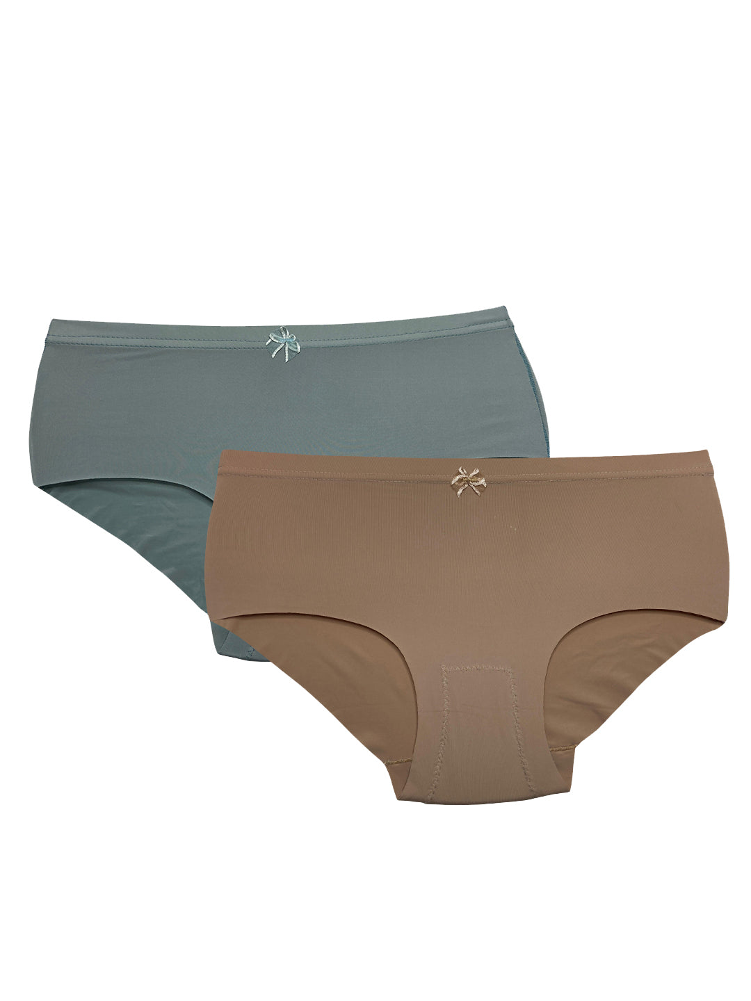 2PK No VPL Microfibre Full Seamless Briefs