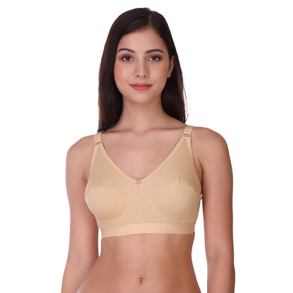 Pooja Ragenee Light Pad Cotton Regular bra for Women Skin