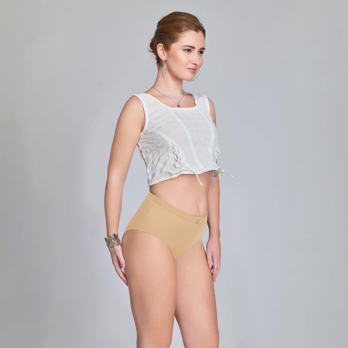 Plain Seamless Panty for Women – Soft, Stretchable & Invisible Comfort Innerwear PQ5033-3pc