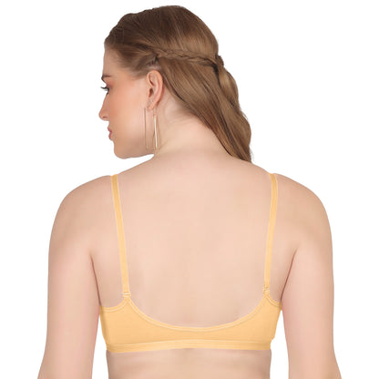 POOJA RAGENEE Double Layer Front Opener Hooks Detachable Strap Bra BQ2184 Skin