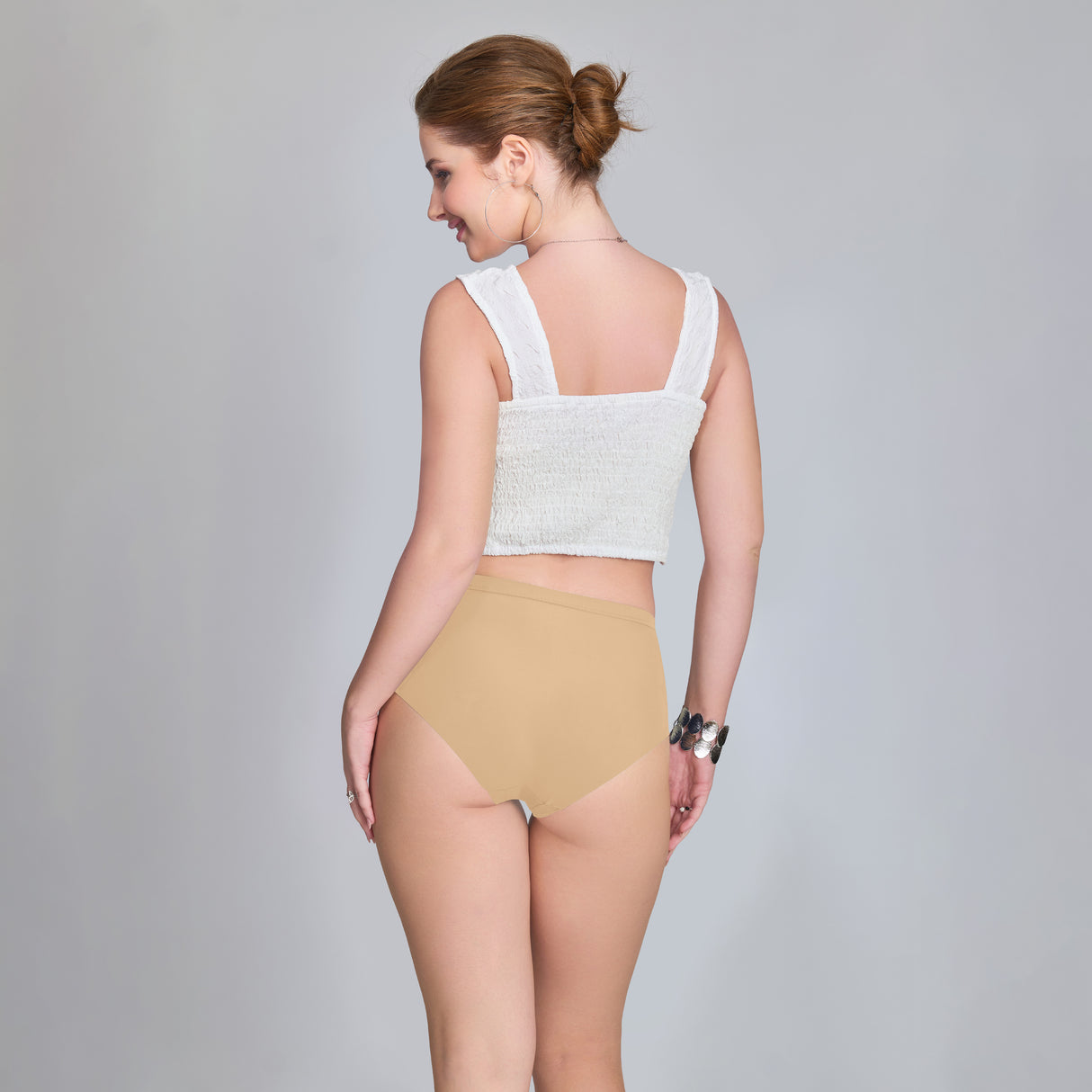 Plain Seamless Panty for Women – Soft, Stretchable & Invisible Comfort Innerwear PQ5033-2pc