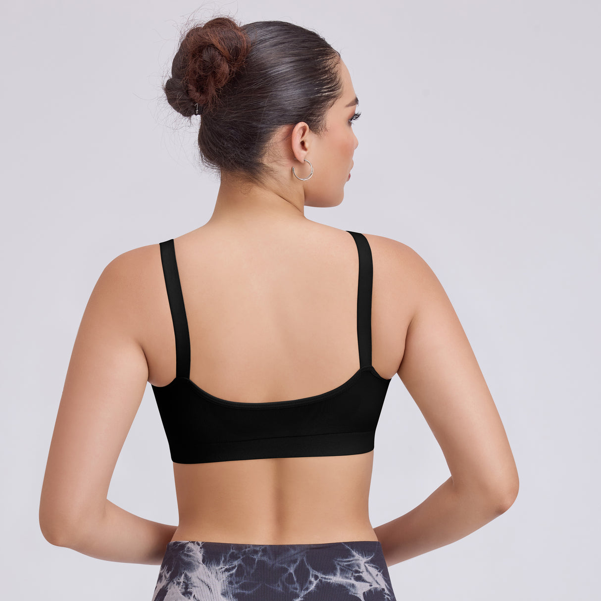 Slip-On Everyday Bra with Adjustable Straps - Non-Padded, Non-Wired & Molded Comfort- SQ1042