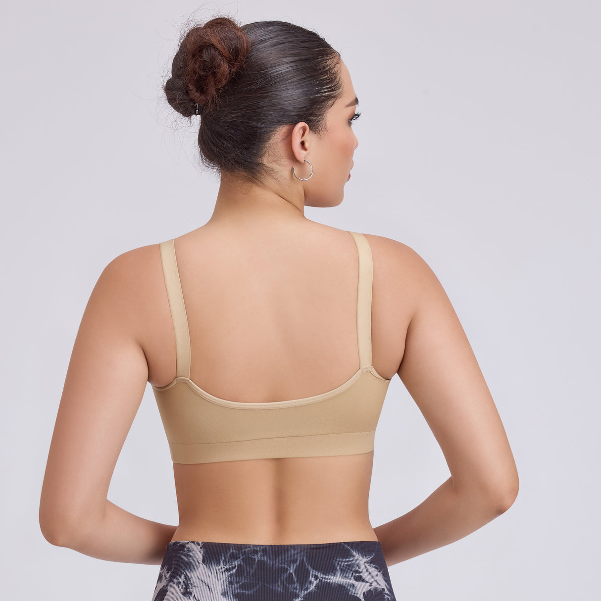 Slip-On Everyday Bra with Adjustable Straps - Non-Padded, Non-Wired & Molded Comfort- SQ1042