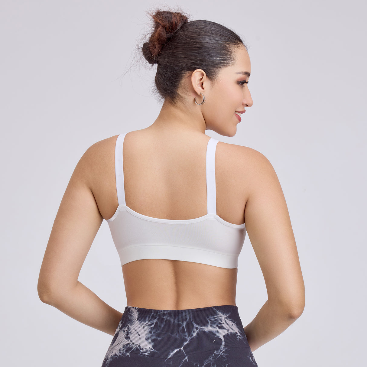 Slip-On Everyday Bra with Adjustable Straps - Non-Padded, Non-Wired & Molded Comfort- SQ1042