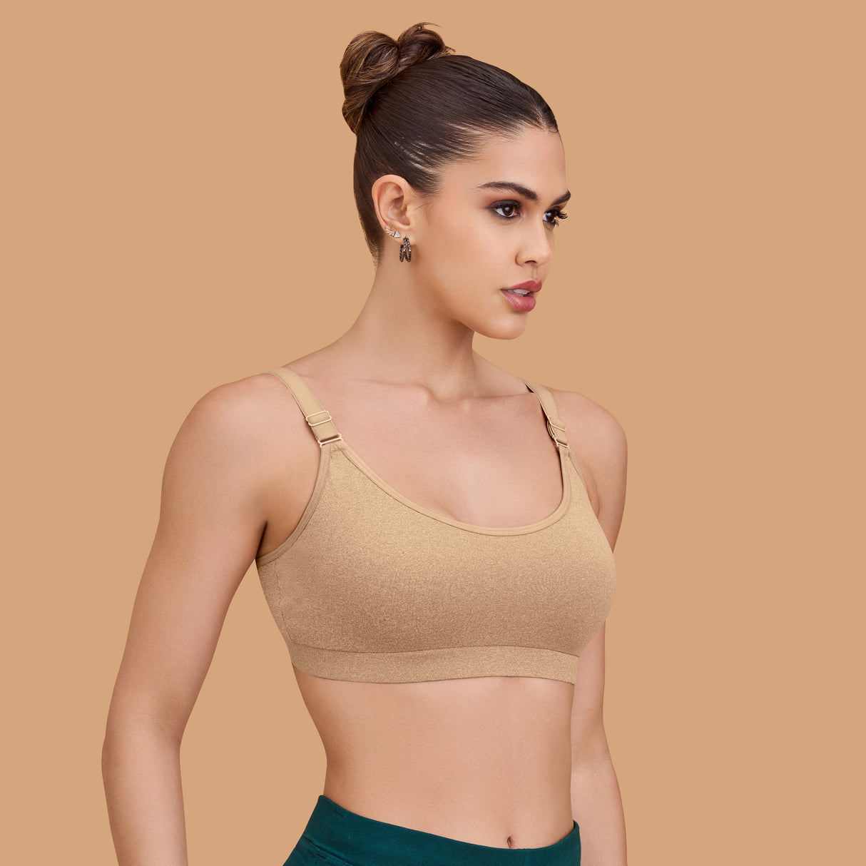 Seamless Breathable,Supportive,and Wire-Free Full Coverage Easy to Slip on Sports SQ1033