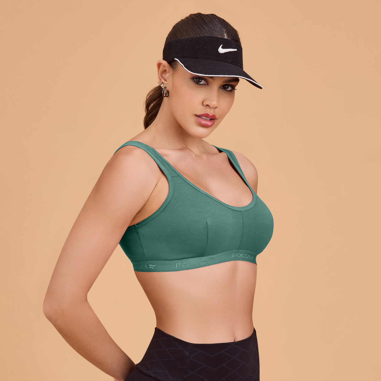 Non-Padded Sports Bra for Women | Wire-Free, Stretchable & Comfortable Fit SQ1011